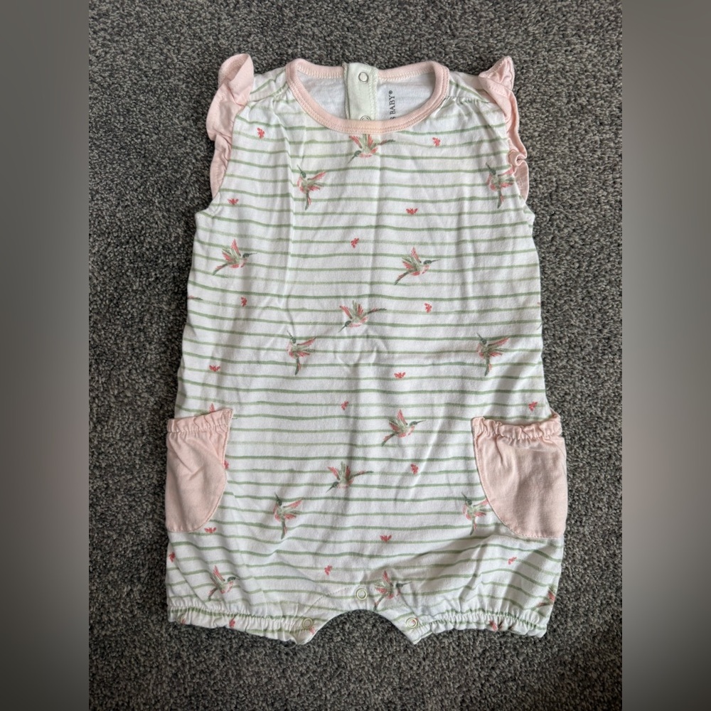 Burt's Bees Baby Hummingbird Romper